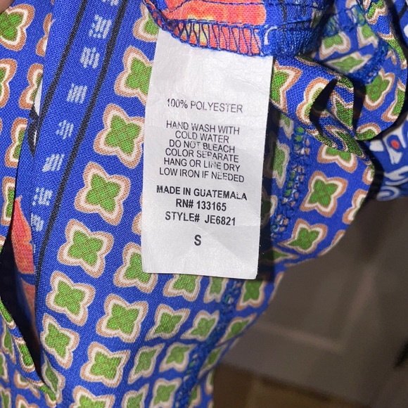 Blue Long Sleeve Romper - Picture 9 of 9